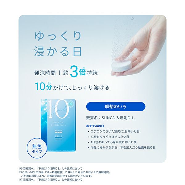 SUNCA_薬用入浴剤クール_8錠入り2BOX_06