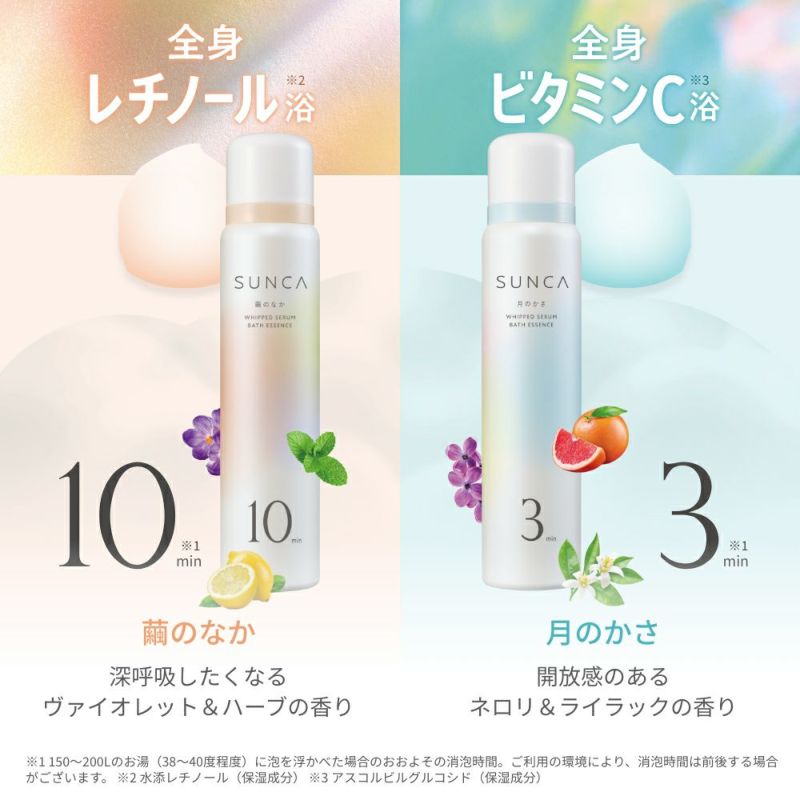【限定】SUNCA ホイップセラム入浴料【ギフトラッピング付き】_02