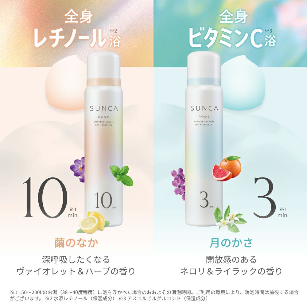 【限定】SUNCA ホイップセラム入浴料【ギフトラッピング付き】_02